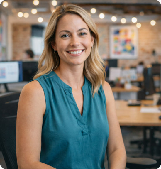 Creative agency director using time tracking software