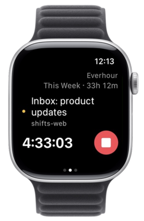 Apple Watch stop timer
